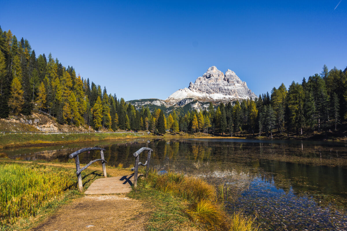 Golden autumn in Dolomites